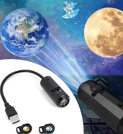 Earth Projection USB Night Light